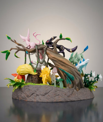 Evolution Family Diorama Statue