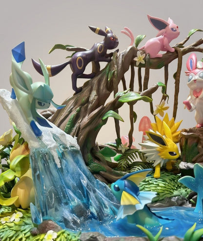 Evolution Family Diorama Statue