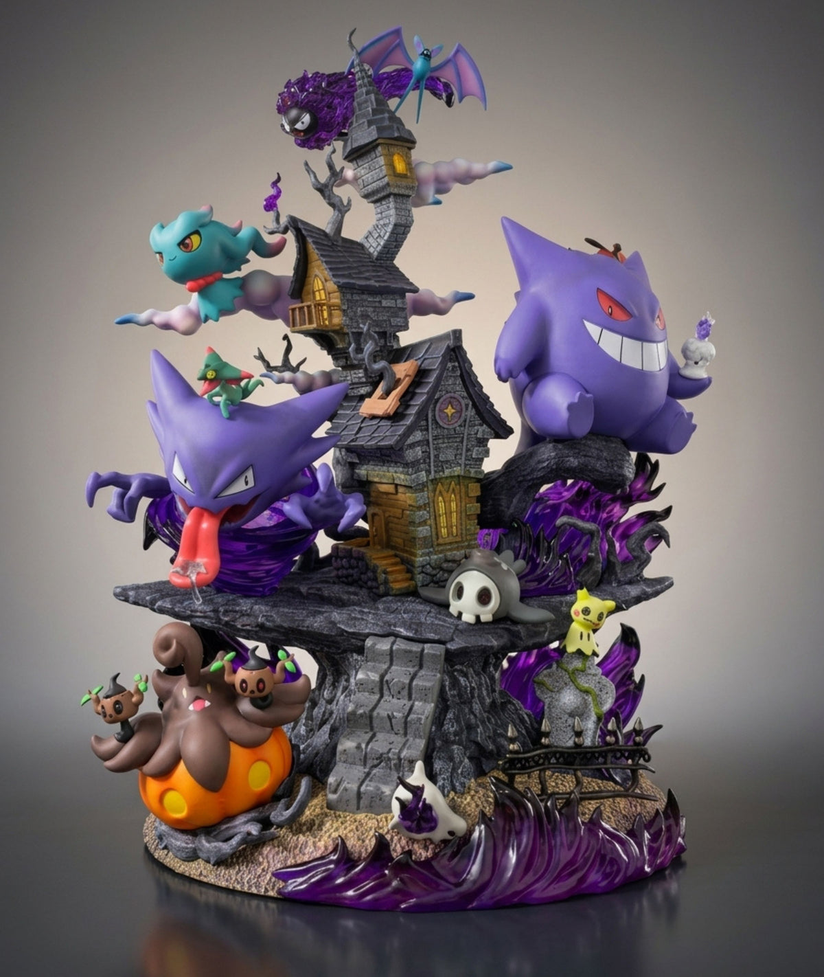 Ghost House Diorama Statue