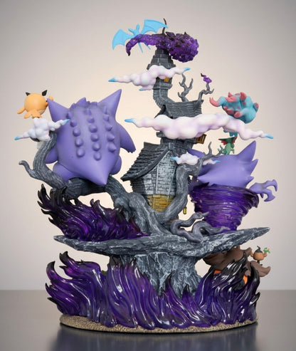 Ghost House Diorama Statue