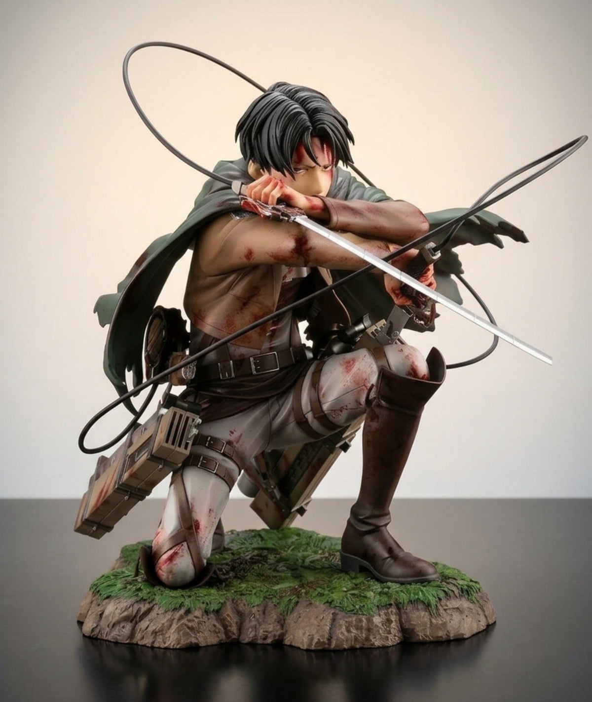Levi Ackerman Attack on Titan Figurine Full View
