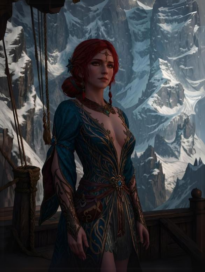 Triss Merigold Full Cosplay Set