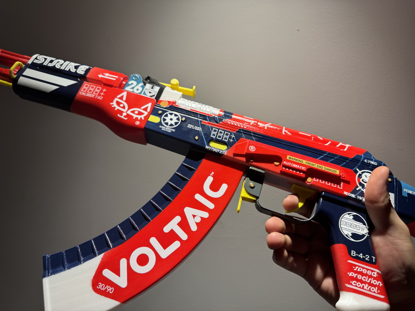 AK-47 Bloodsport CS2 Life Size Replica