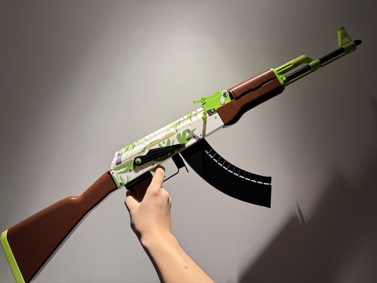 Real Life Size AK-47 Hydroponic Replica