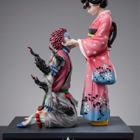 Demon Slayer Akaza & Koyuki Kimono Duo Statue