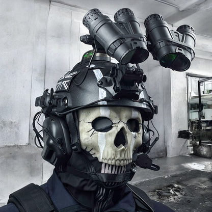 Ghost Tactical Helmet MW2 Cosplay COD Modern Warfare 2 Ghost Riley NVG Helmet Skull Operator Cosplay Prop