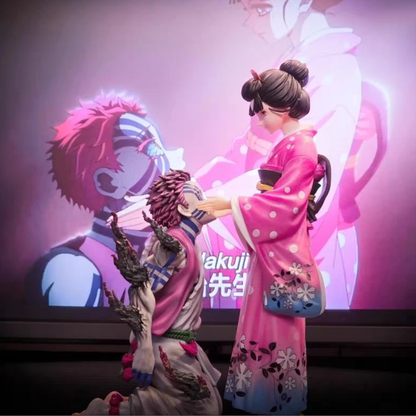 Demon Slayer Akaza & Koyuki Kimono Duo Statue